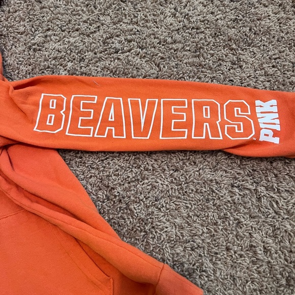 OSU Beavers Pink Zip Up Sweatshirt - Picture 3 of 4